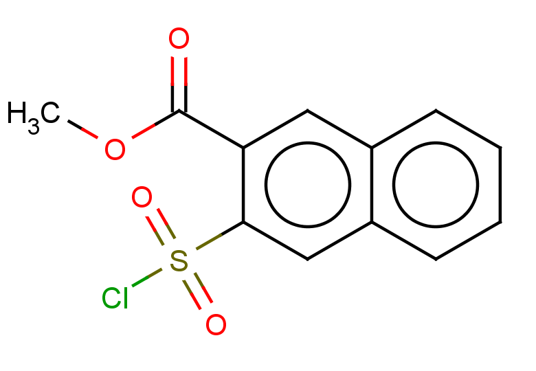 methyl 3-(chlorosulfonyl)naphthalene-2-carboxylate