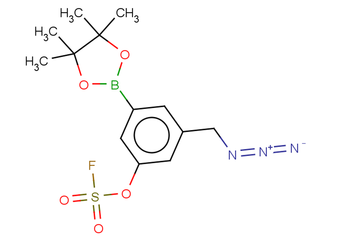 3-(azidomethyl)-5-(4,4,5,5-tetramethyl-1,3,2-dioxaborolan-2-yl)phenyl sulfurofluoridate