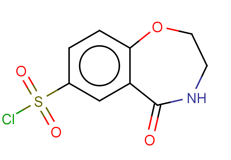 5-oxo-2,3,4,5-tetrahydro-1,4-benzoxazepine-7-sulfonyl chloride