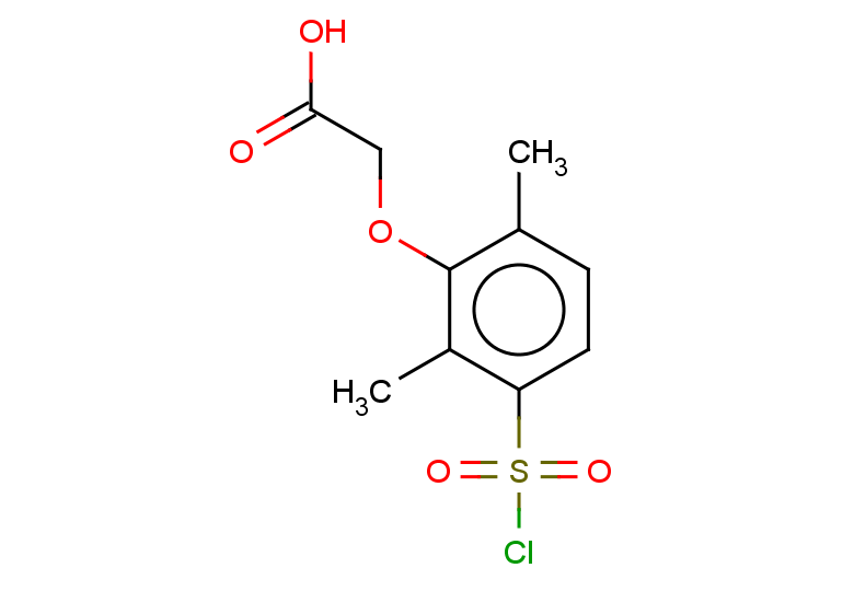 2-[3-(chlorosulfonyl)-2,6-dimethylphenoxy]acetic acid