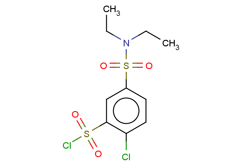 2-chloro-5-(diethylsulfamoyl)benzene-1-sulfonyl chloride