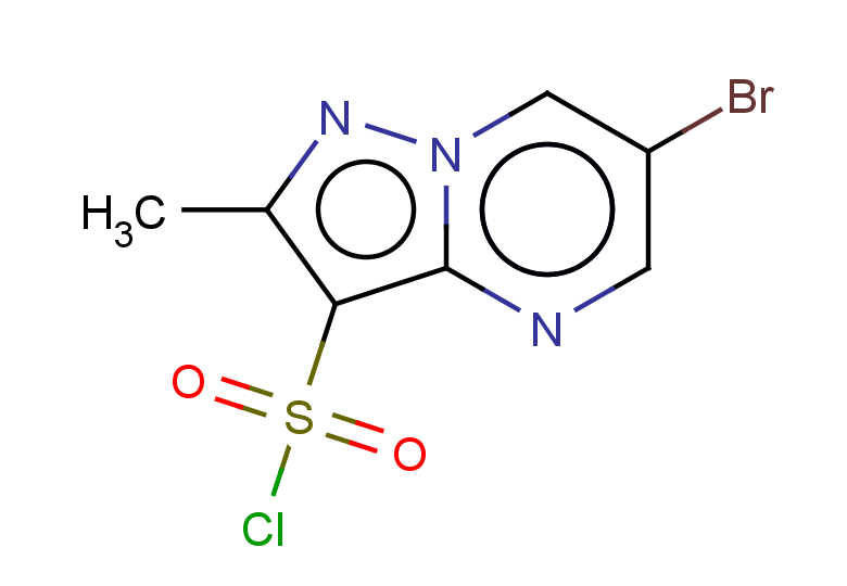 6-bromo-2-methylpyrazolo[1,5-a]pyrimidine-3-sulfonyl chloride