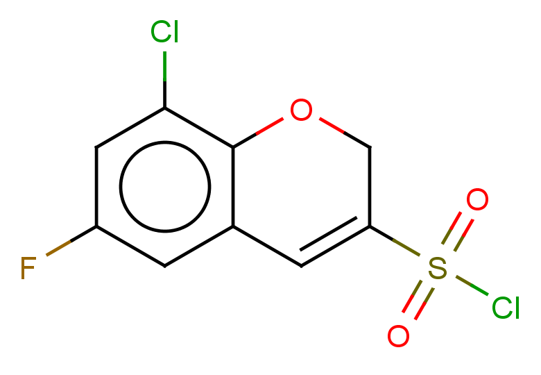 8-chloro-6-fluoro-2H-chromene-3-sulfonyl chloride