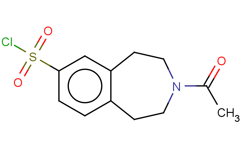 3-acetyl-2,3,4,5-tetrahydro-1H-3-benzazepine-7-sulfonyl chloride