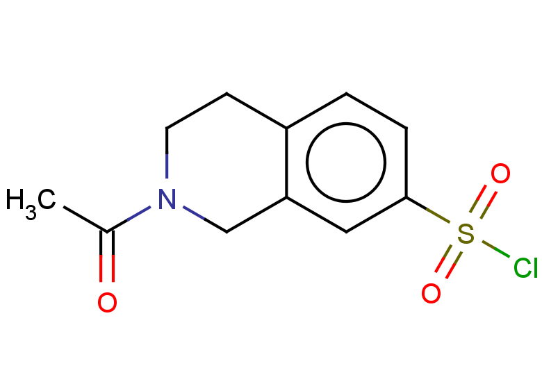 2-acetyl-1,2,3,4-tetrahydroisoquinoline-7-sulfonyl chloride