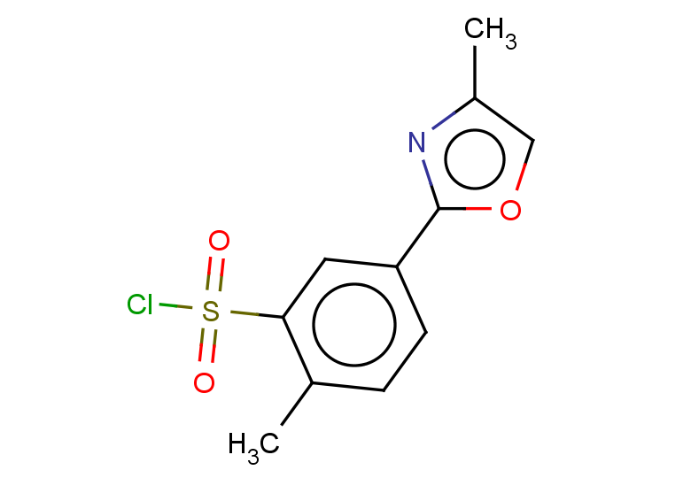 2-methyl-5-(4-methyl-1,3-oxazol-2-yl)benzene-1-sulfonyl chloride