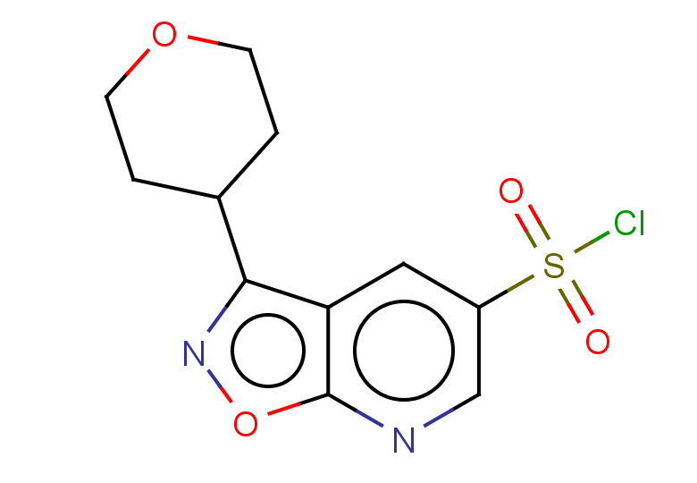 3-(oxan-4-yl)-[1,2]oxazolo[5,4-b]pyridine-5-sulfonyl chloride