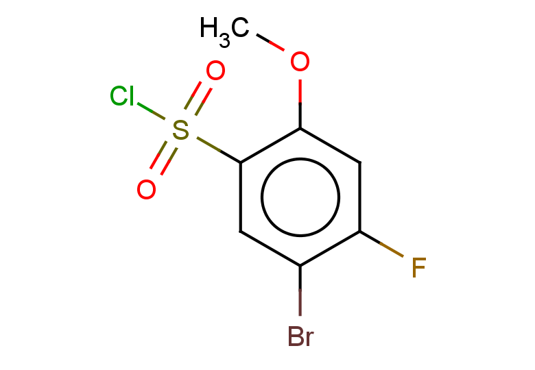 5-bromo-4-fluoro-2-methoxybenzene-1-sulfonyl chloride