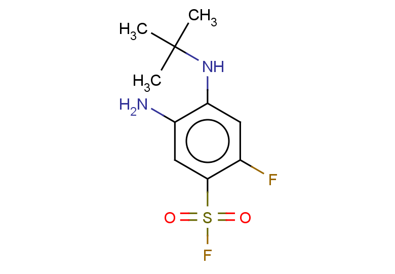 5-amino-4-(tert-butylamino)-2-fluorobenzene-1-sulfonyl fluoride