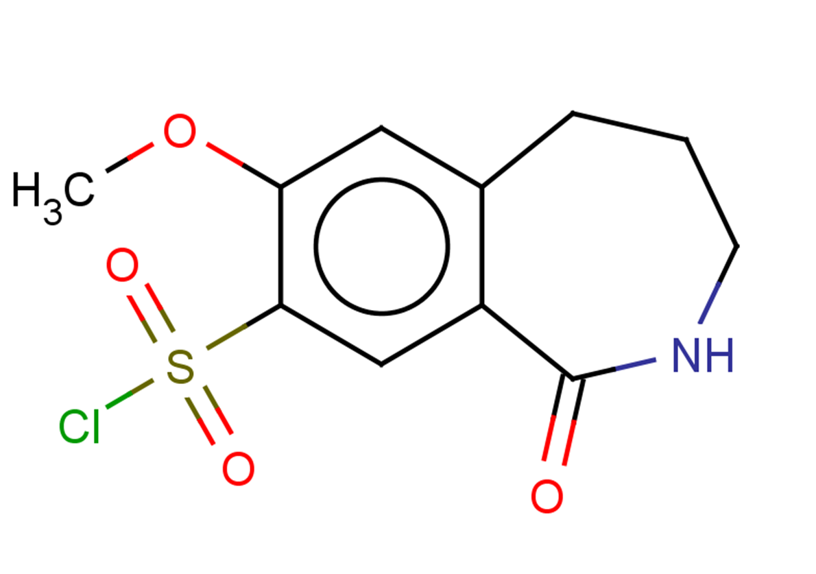 7-methoxy-1-oxo-2,3,4,5-tetrahydro-1H-2-benzazepine-8-sulfonyl chloride