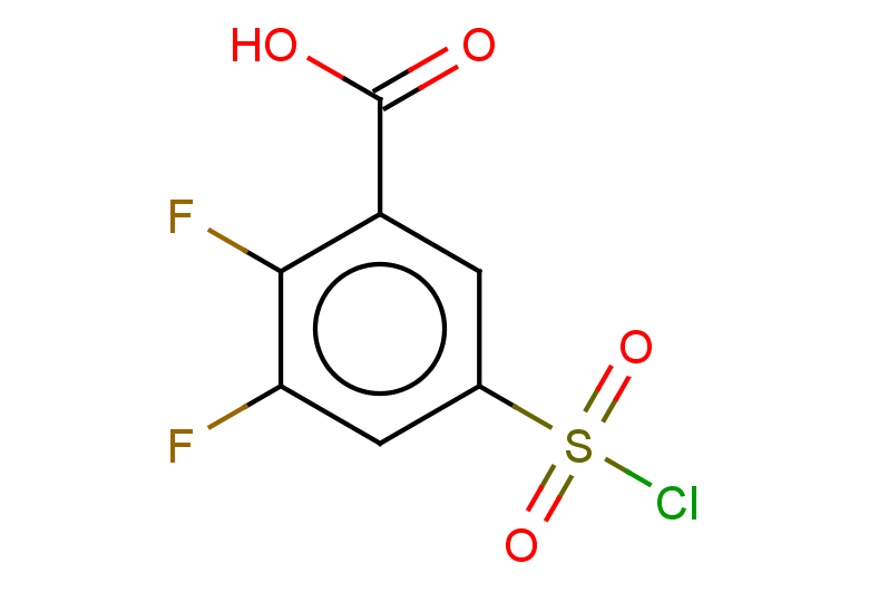 5-(chlorosulfonyl)-2,3-difluorobenzoic acid