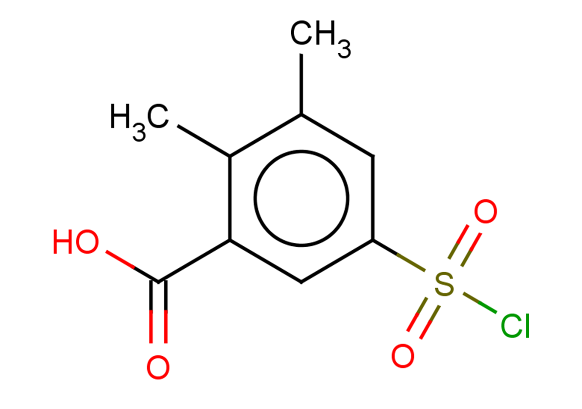 5-(chlorosulfonyl)-2,3-dimethylbenzoic acid