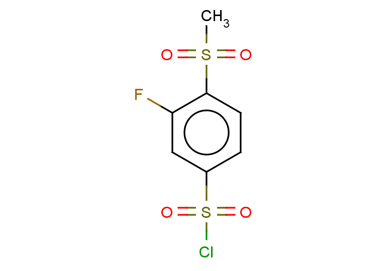 3-fluoro-4-methanesulfonylbenzene-1-sulfonyl chloride