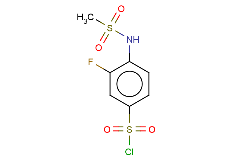 3-fluoro-4-methanesulfonamidobenzene-1-sulfonyl chloride