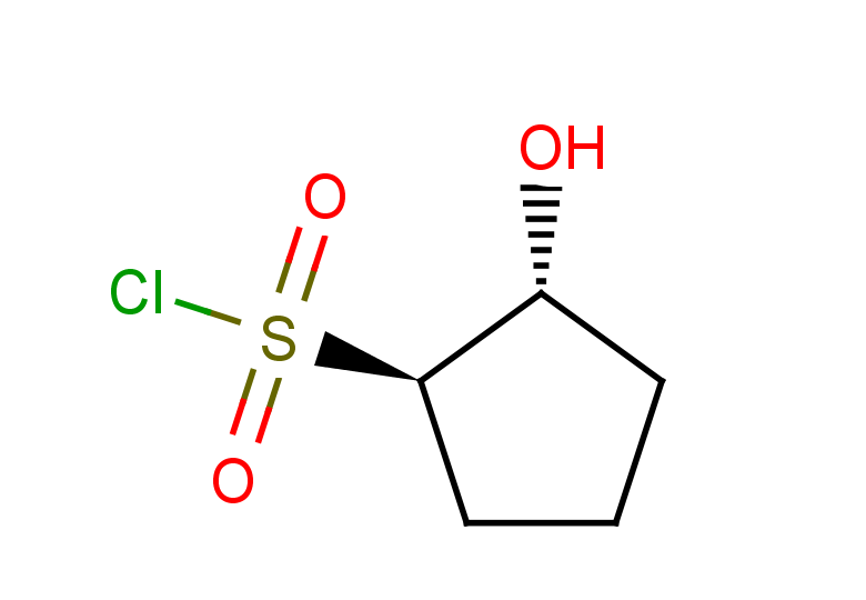rac-(1R,2R)-2-hydroxycyclopentane-1-sulfonyl chloride