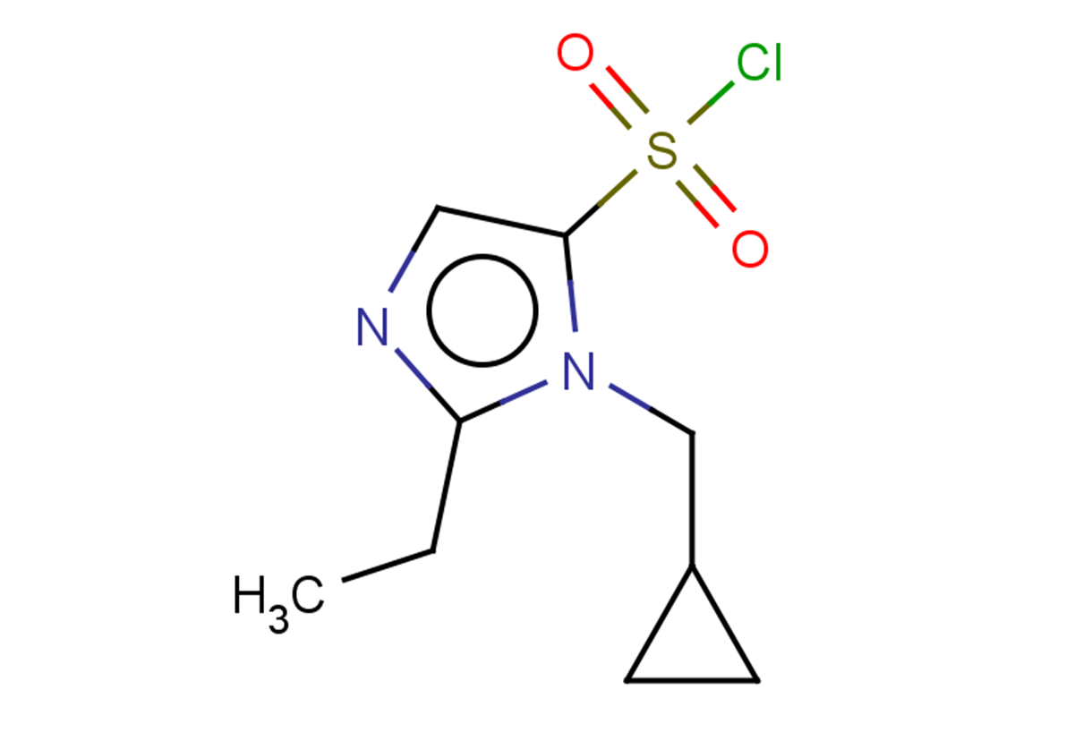 1-(cyclopropylmethyl)-2-ethyl-1H-imidazole-5-sulfonyl chloride