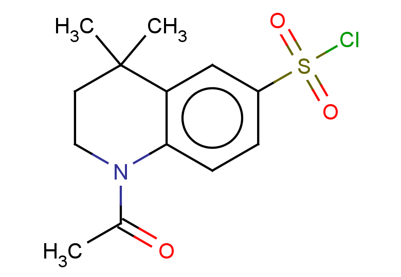 1-acetyl-4,4-dimethyl-1,2,3,4-tetrahydroquinoline-6-sulfonyl chloride