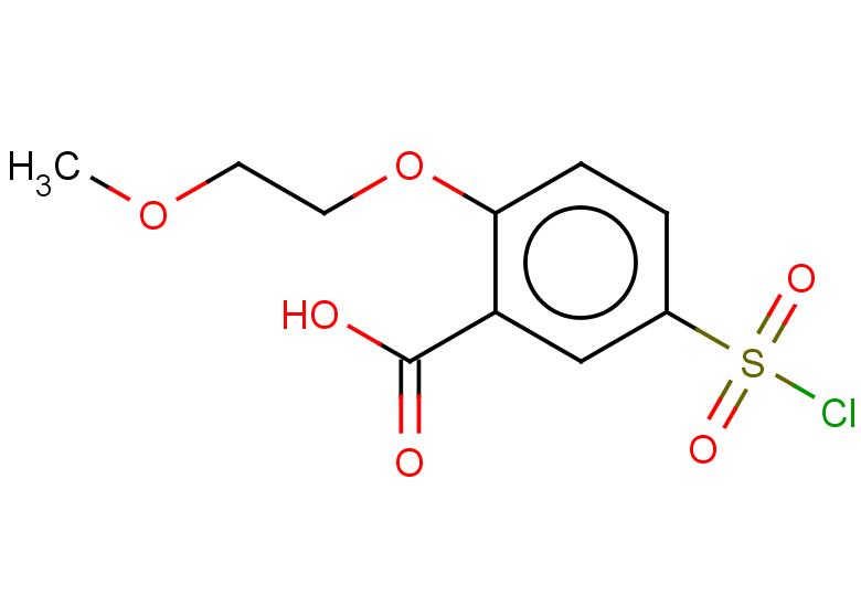 5-(chlorosulfonyl)-2-(2-methoxyethoxy)benzoic acid