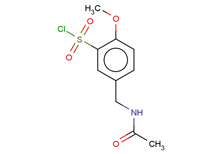 5-(acetamidomethyl)-2-methoxybenzene-1-sulfonyl chloride
