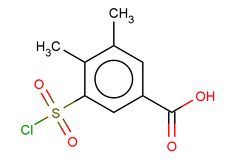 3-(chlorosulfonyl)-4,5-dimethylbenzoic acid