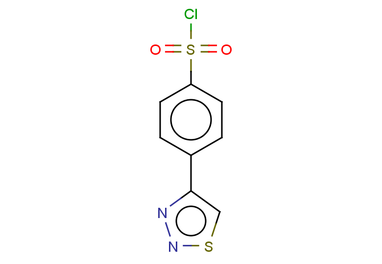 4-(1,2,3-thiadiazol-4-yl)benzene-1-sulfonyl chloride