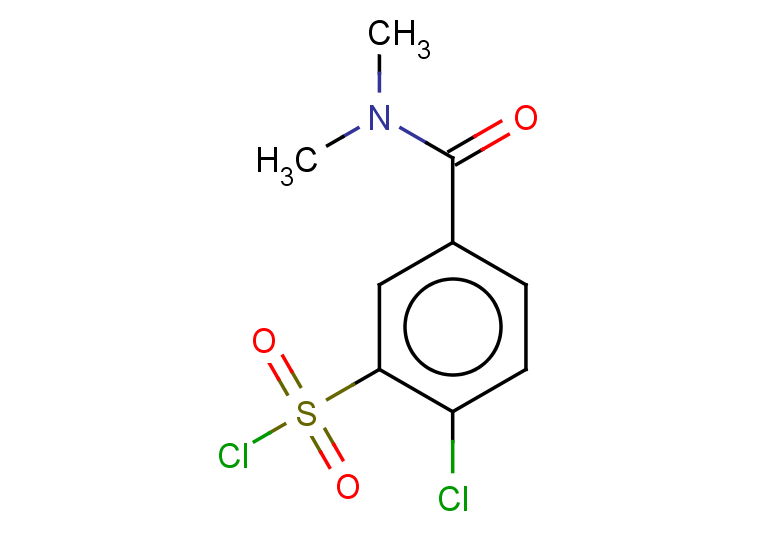 2-chloro-5-(dimethylcarbamoyl)benzene-1-sulfonyl chloride