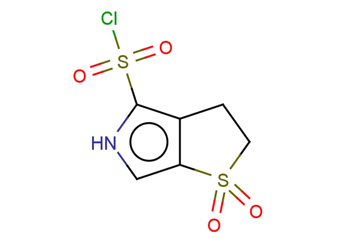 1,1-dioxo-2H,3H,5H-1lambda6-thieno[2,3-c]pyrrole-4-sulfonyl chloride