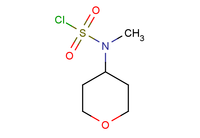 N-methyl-N-(oxan-4-yl)sulfamoyl chloride