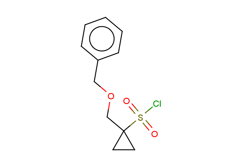 1-[(benzyloxy)methyl]cyclopropane-1-sulfonyl chloride