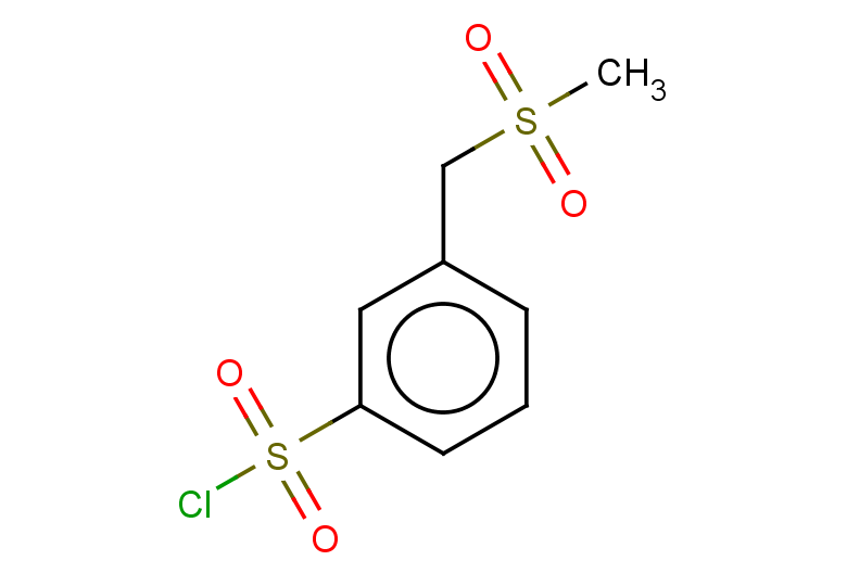 3-(methanesulfonylmethyl)benzene-1-sulfonyl chloride