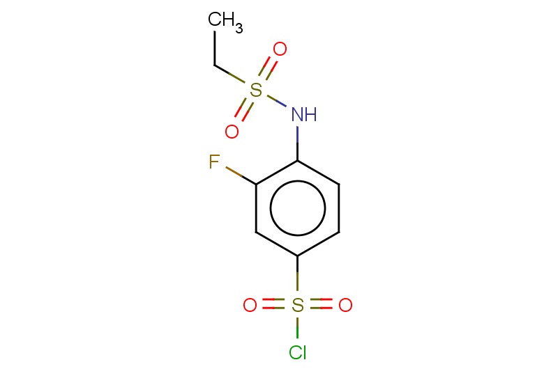 4-ethanesulfonamido-3-fluorobenzene-1-sulfonyl chloride