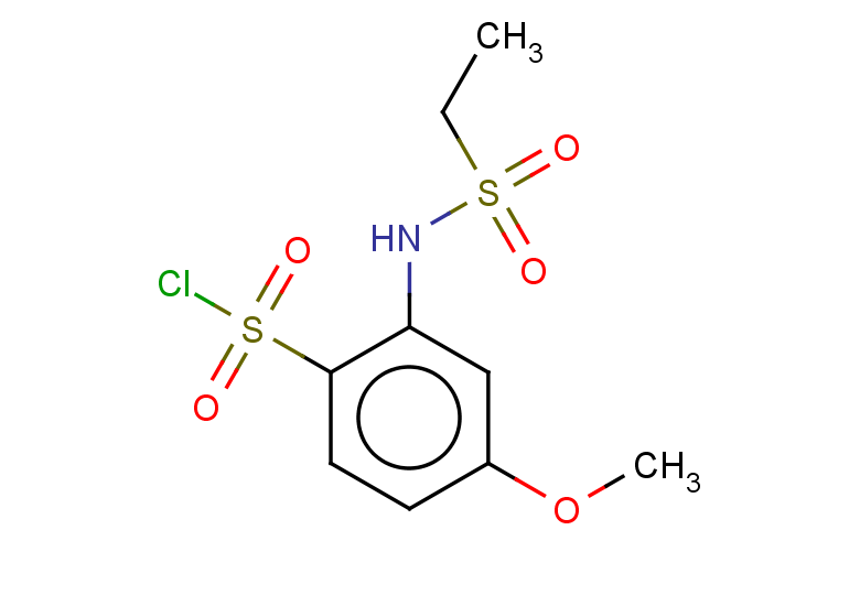 2-ethanesulfonamido-4-methoxybenzene-1-sulfonyl chloride
