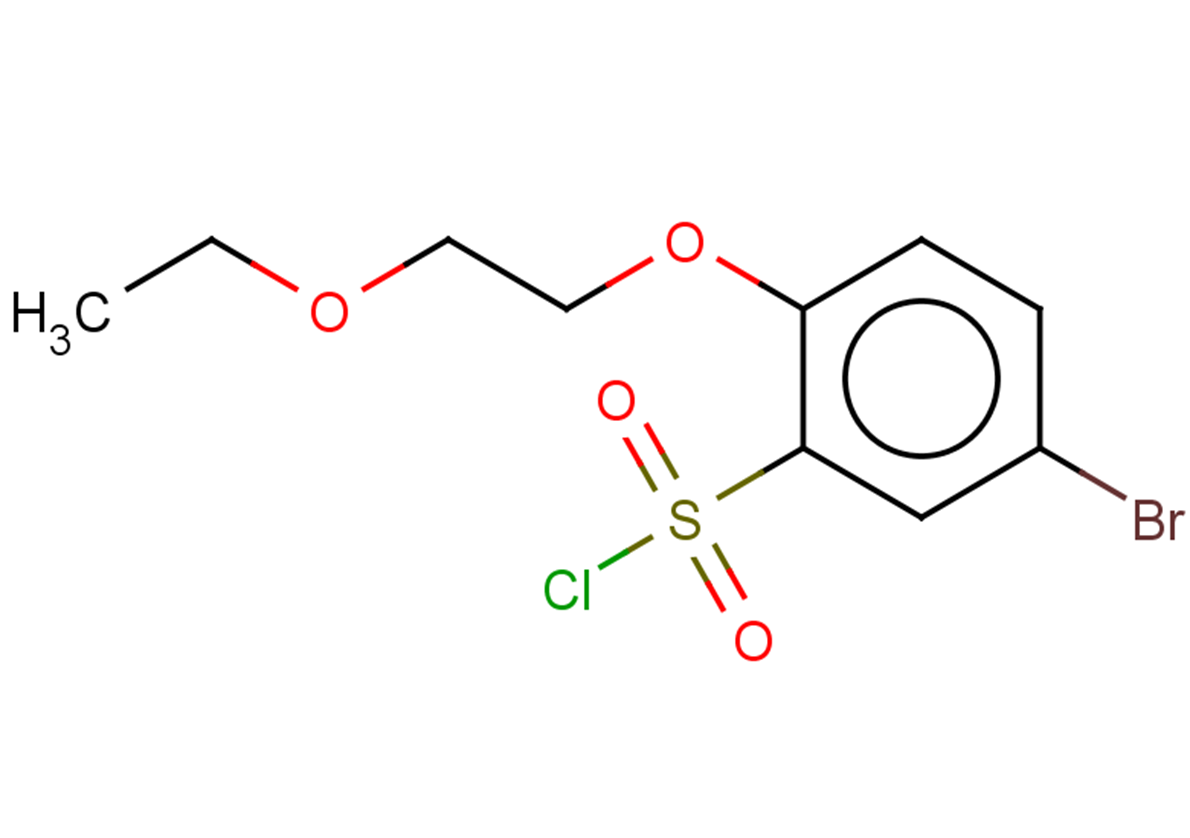 5-bromo-2-(2-ethoxyethoxy)benzene-1-sulfonyl chloride