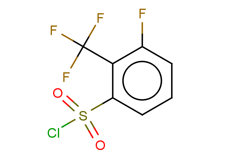 3-fluoro-2-(trifluoromethyl)benzene-1-sulfonyl chloride