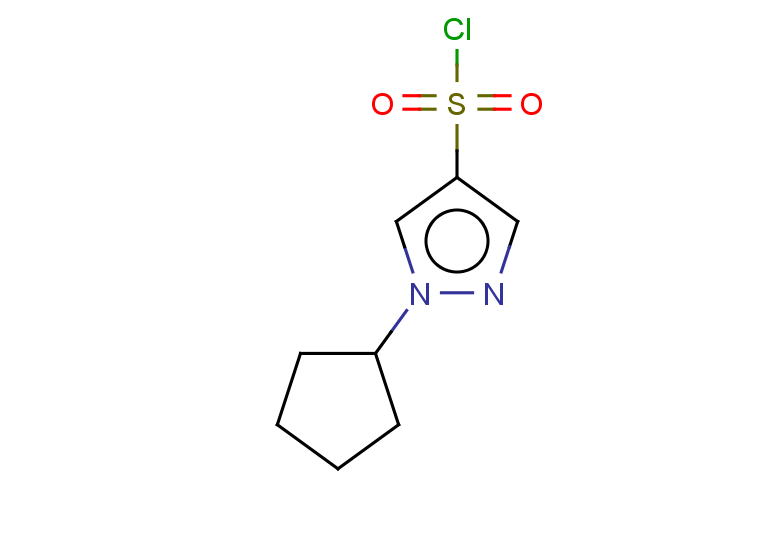 1-cyclopentyl-1H-pyrazole-4-sulfonyl chloride