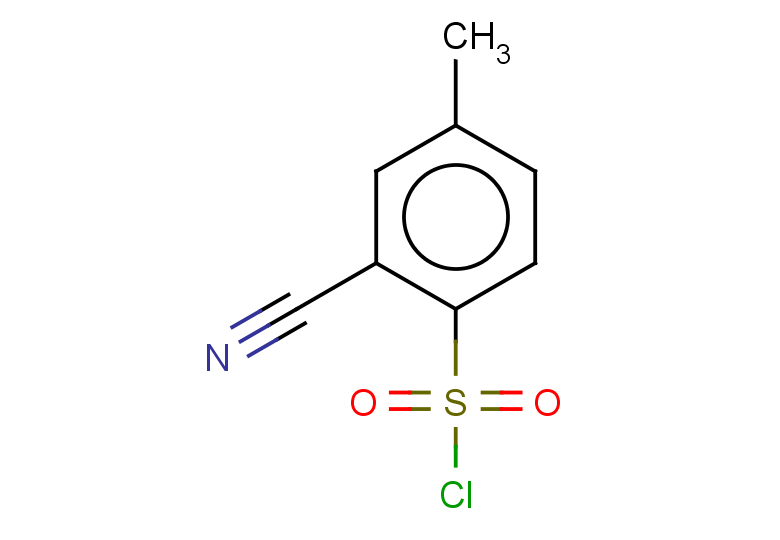 2-cyano-4-methylbenzene-1-sulfonyl chloride