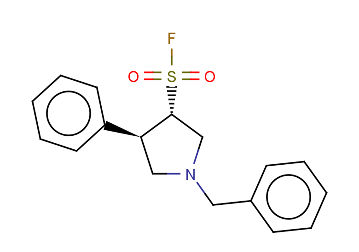 rac-(3R,4S)-1-benzyl-4-phenylpyrrolidine-3-sulfonyl fluoride, trans