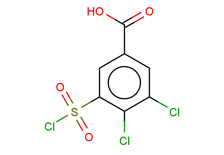 3,4-dichloro-5-(chlorosulfonyl)benzoic acid
