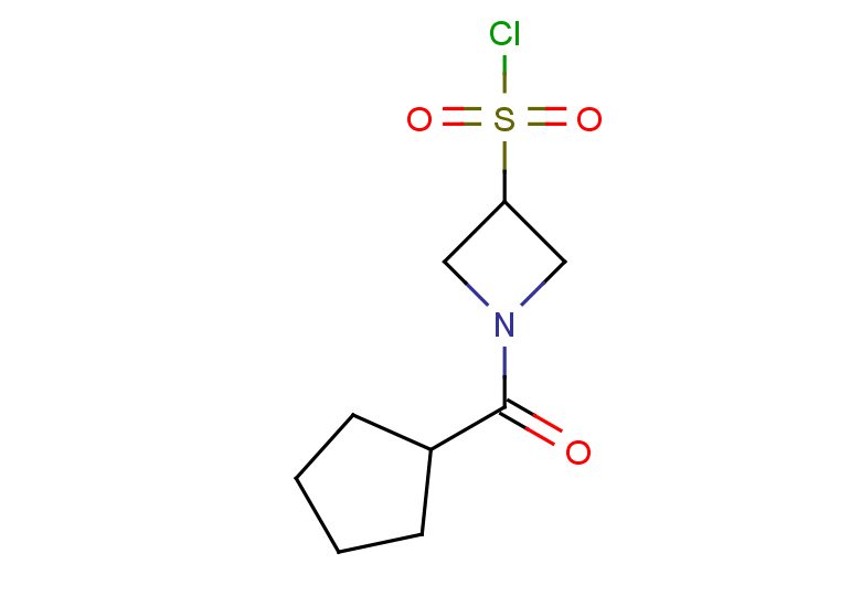 1-cyclopentanecarbonylazetidine-3-sulfonyl chloride