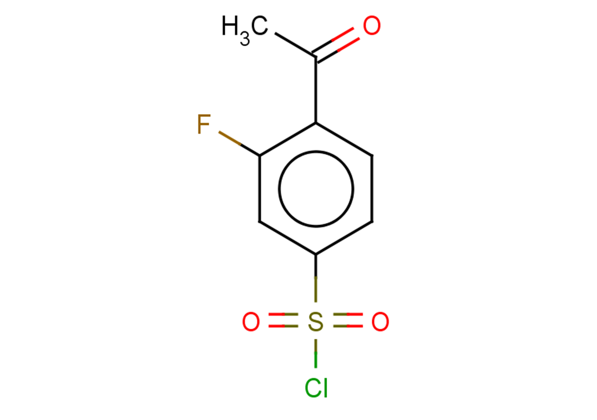 4-acetyl-3-fluorobenzene-1-sulfonyl chloride