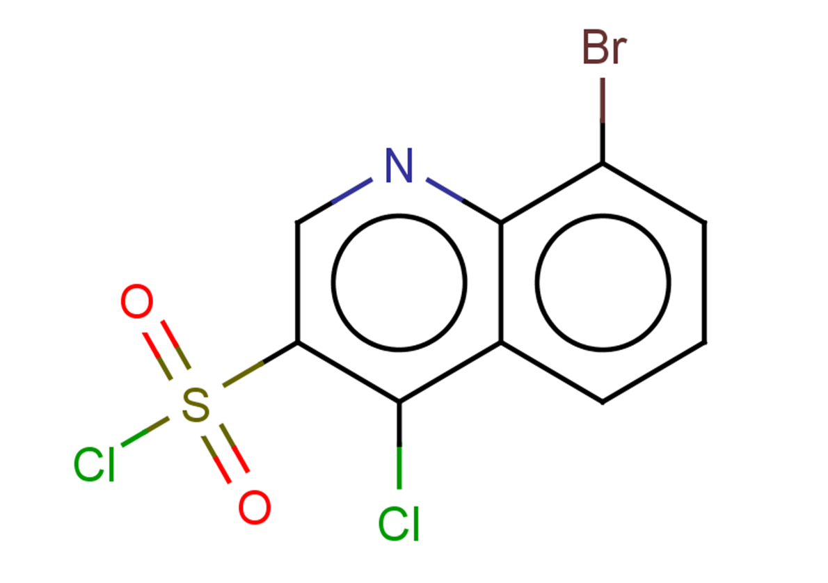 8-bromo-4-chloroquinoline-3-sulfonyl chloride