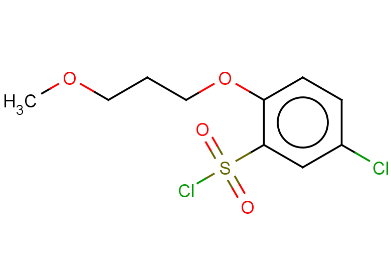 5-chloro-2-(3-methoxypropoxy)benzene-1-sulfonyl chloride