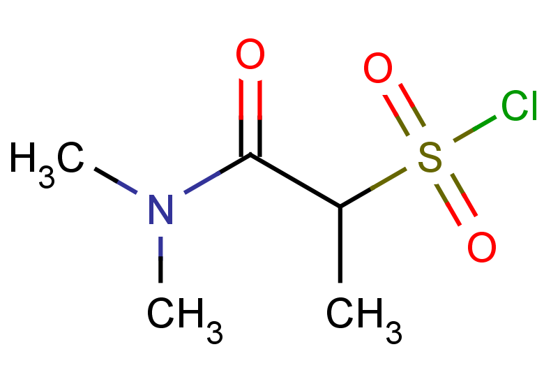 1-(dimethylcarbamoyl)ethane-1-sulfonyl chloride