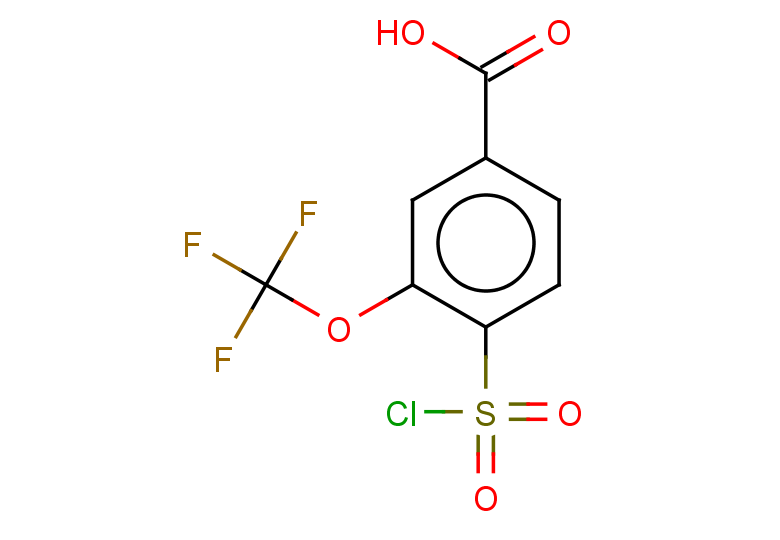 4-(chlorosulfonyl)-3-(trifluoromethoxy)benzoic acid