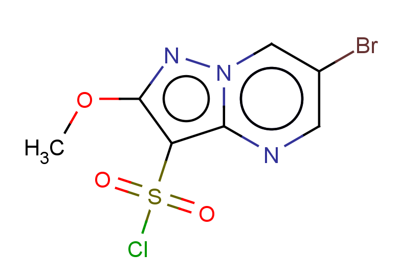 6-bromo-2-methoxypyrazolo[1,5-a]pyrimidine-3-sulfonyl chloride