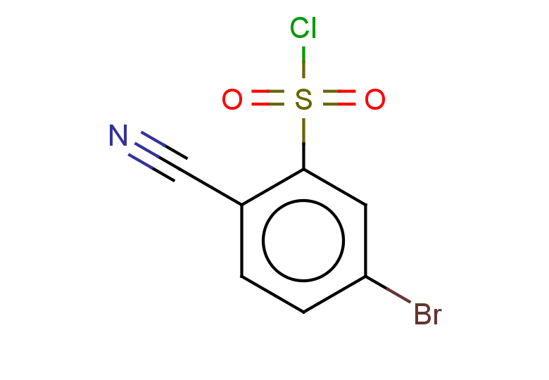 5-bromo-2-cyanobenzene-1-sulfonyl chloride
