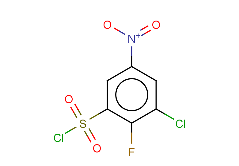 3-chloro-2-fluoro-5-nitrobenzene-1-sulfonyl chloride