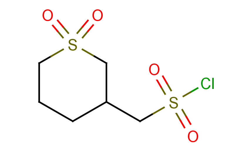 (1,1-dioxo-1lambda6-thian-3-yl)methanesulfonyl chloride