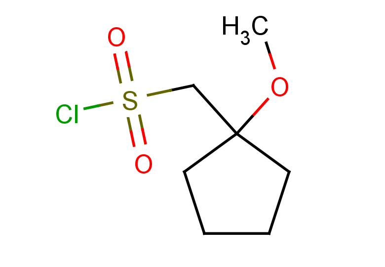 (1-methoxycyclopentyl)methanesulfonyl chloride