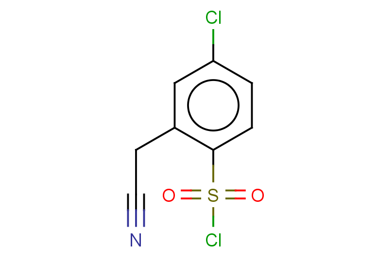 4-chloro-2-(cyanomethyl)benzene-1-sulfonyl chloride